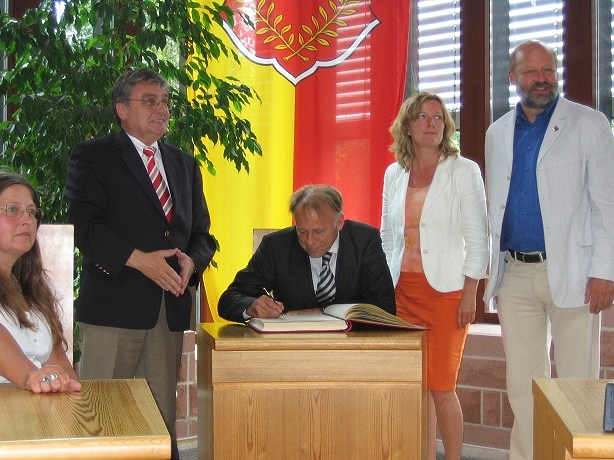 Umwelminister Trittin zu Besuch in Alzenau