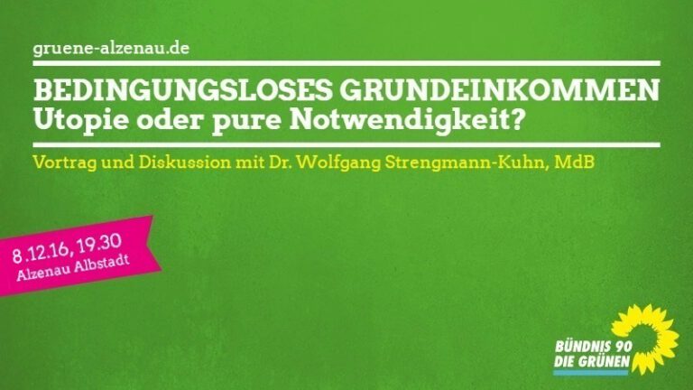 Vortrag über bedingungsloses Grundeinkommen am 08.12.16