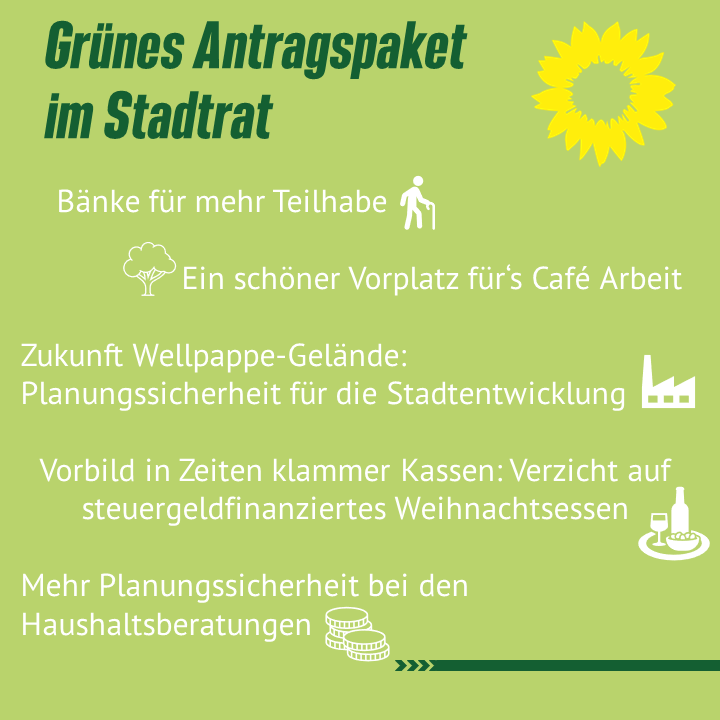 Grünes Antragspaket im Stadtrat