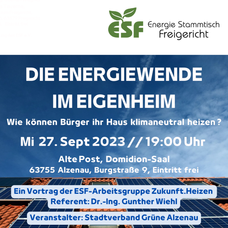 Die Energiewende im Eigenheim