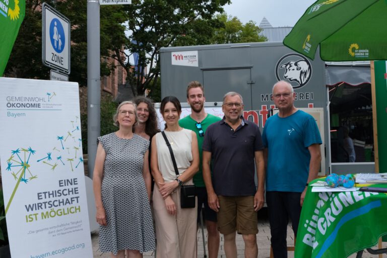 GRÜNE Alzenau informieren auf Marktplatz zum Earth Overshoot Day