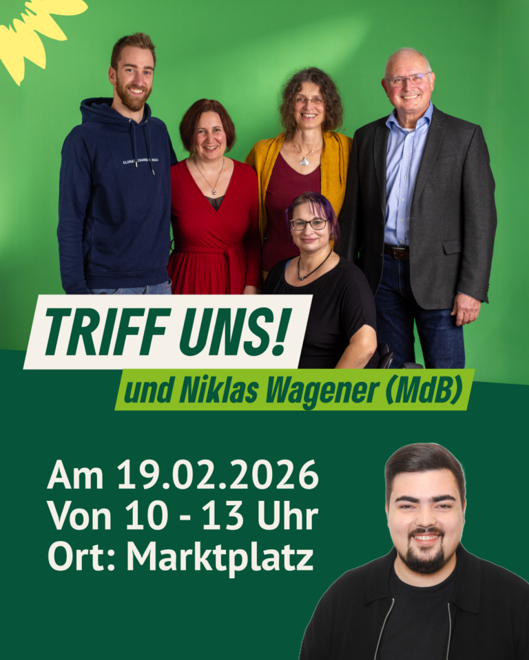 Infostand mit Niklas Wagener (MdB)